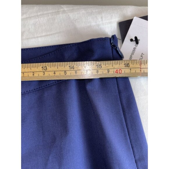 NWT! Lafayette 148 NY Finesse Crepe Bleecker Pant Side Zip Ankle Length Sz 6 - Picture 9 of 9